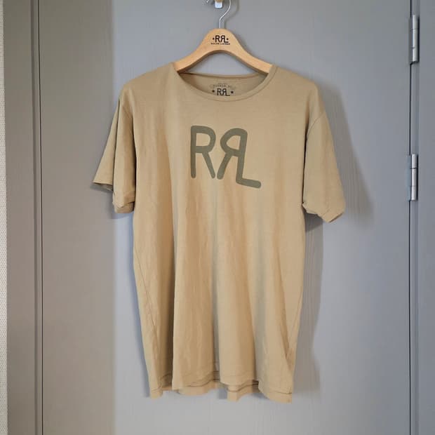 RRL 더블알엘 렌치 로고 반팔 티셔츠 L