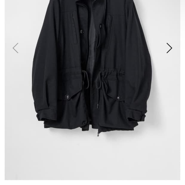 이얼즈어고 보일 이펙 울 필드 파카 블랙