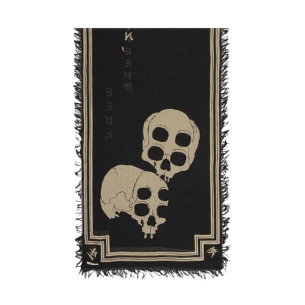 캐피탈 와비사비 레인스컬 스카프