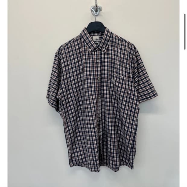 스투시 shrot sleeve shirt(made in usa)