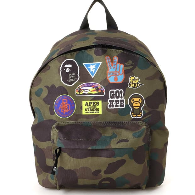 A BATHING APE 1ST CAMO 베이프 카모 패치 프린트 데이팩