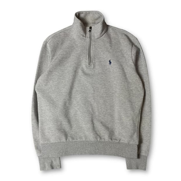 폴로랄프로렌 네이비포니 그레이 반집업 맨투맨 M