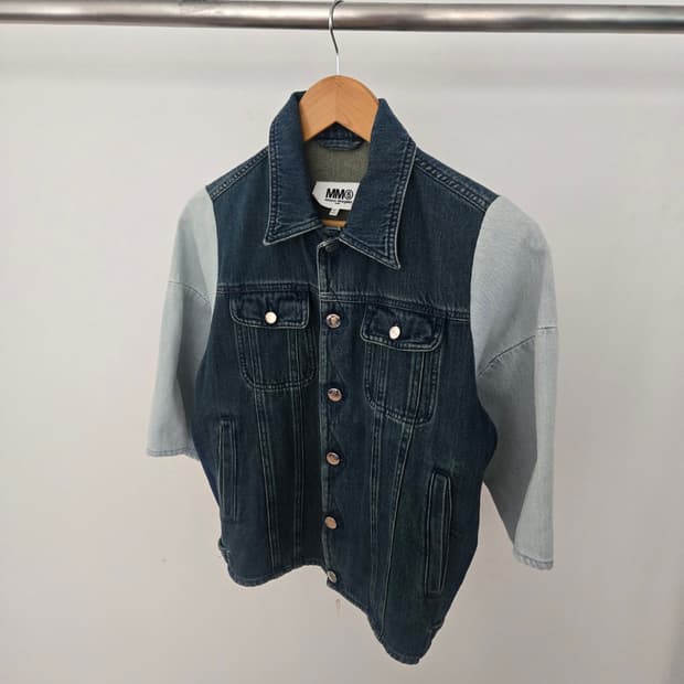 MM6 데님 자켓 