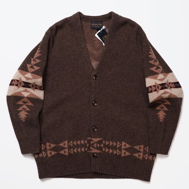 Pendleton Aztec Wool Cardigan 
