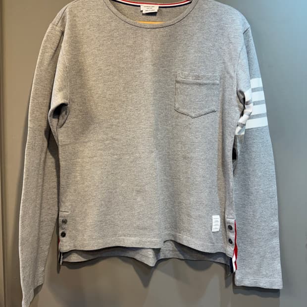 톰브라운 와플 티셔츠