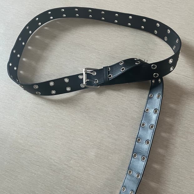 롱 더블 아일렛 벨트