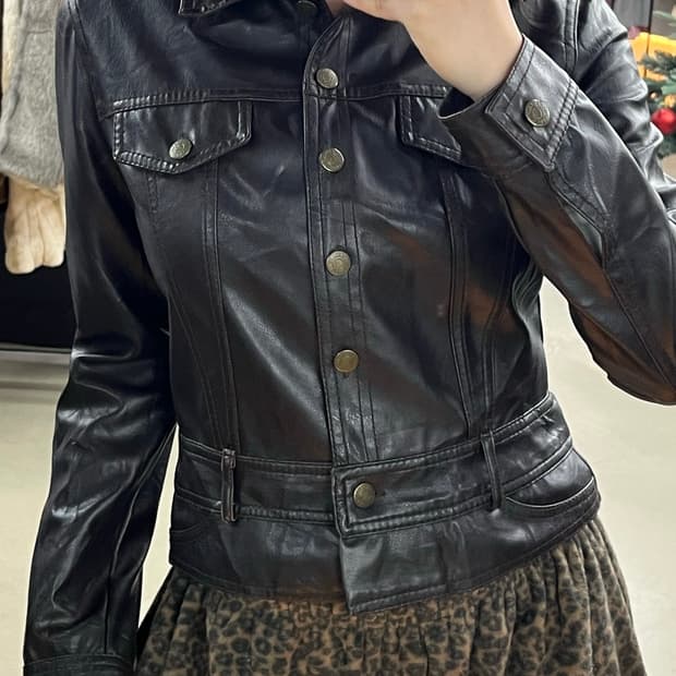 브라운 에이징 자켓