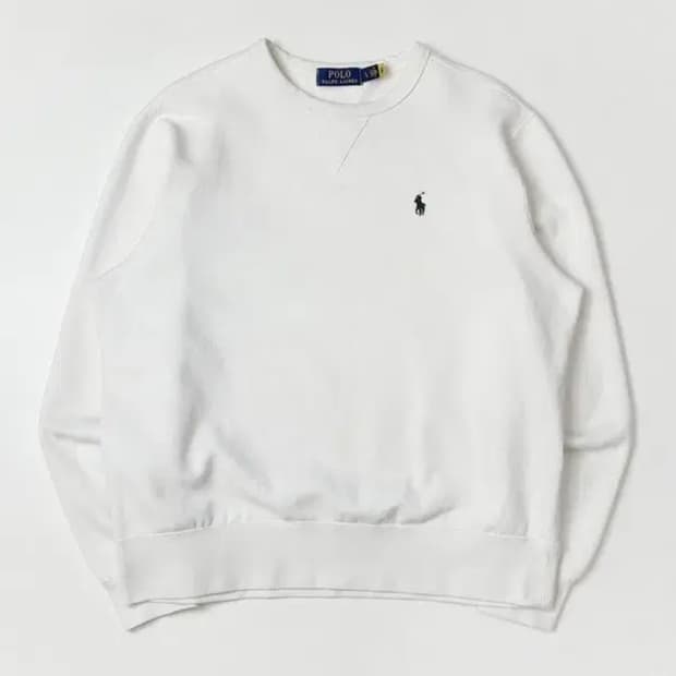 폴로 랄프로렌 화이트 맨투맨