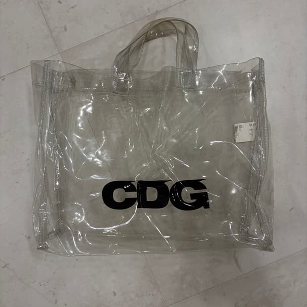 꼼데가르송 pvc백
