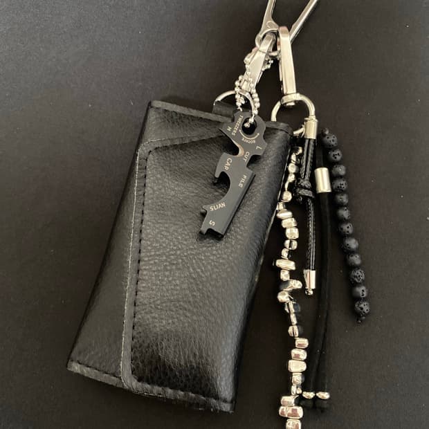 블랙 키케이스 키링