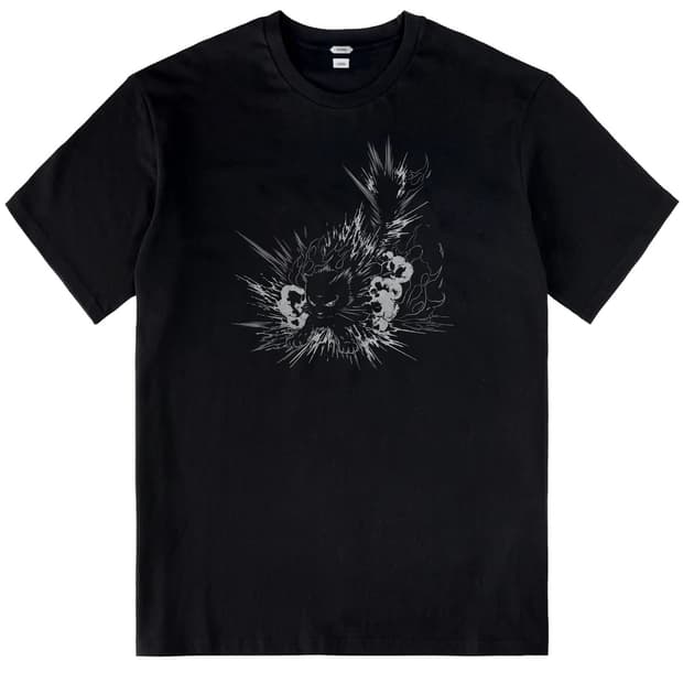 S M L XL 파프 paf 수베니어 14 고양이 반팔티 블랙 판매