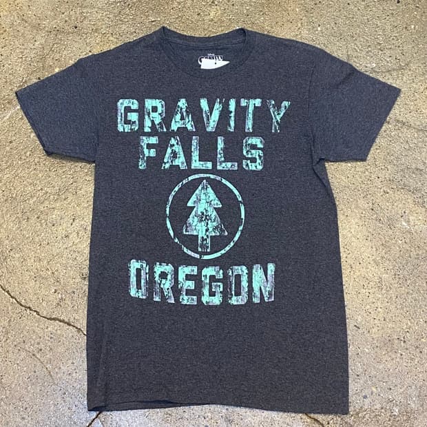 미국 빈티지 디즈니 그래비티폴즈 GRAVITY FALLS 락티셔츠 반팔티