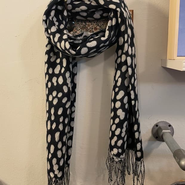 리버시블 도트 머플러 [무배]