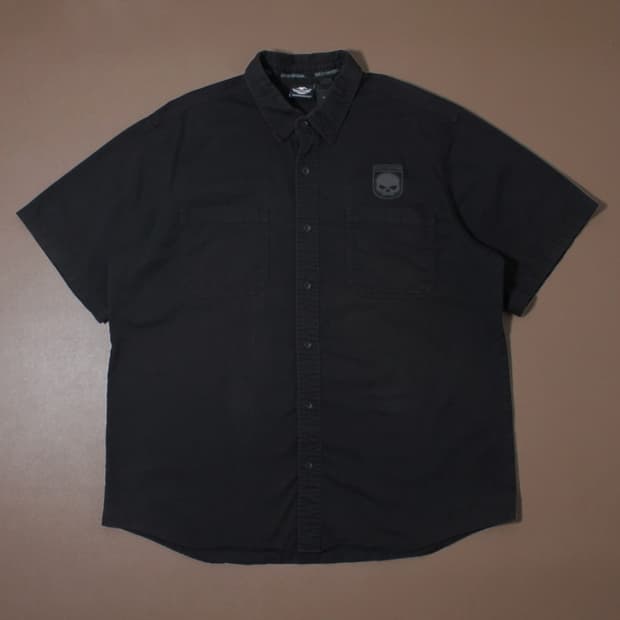 Harley-Davidson 할리 데이비슨 2010s 스컬 워크 셔츠 