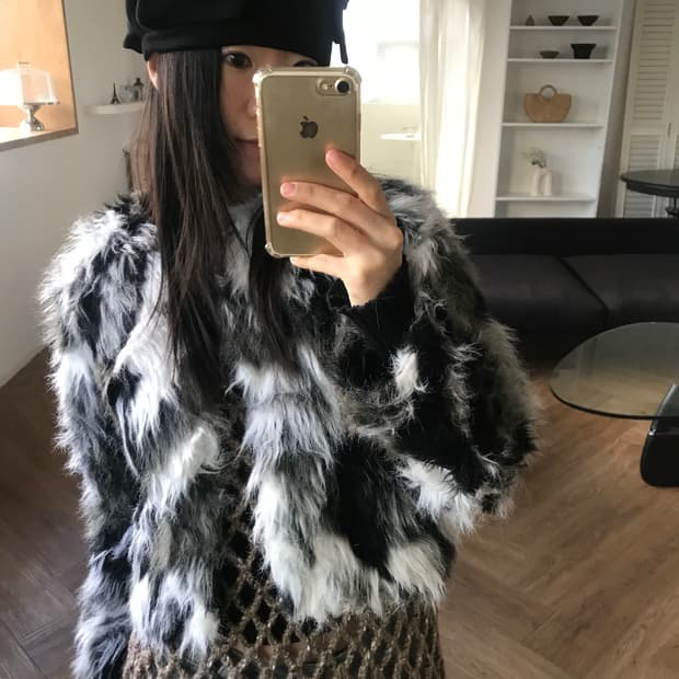 vintage fur jacket