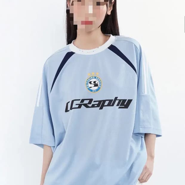 코드그라피 기능성 풋볼 반팔티