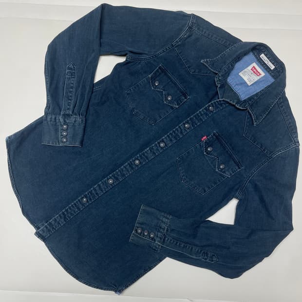 리바이스 웨스턴 스타일 데님 셔츠