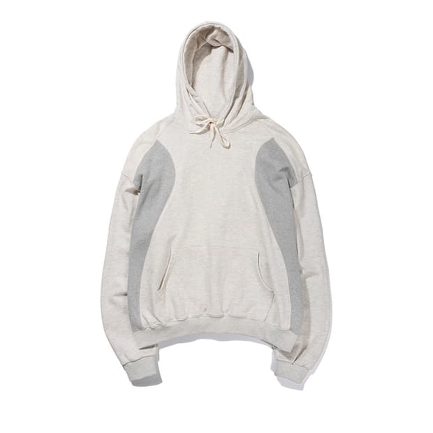 엑스트라오디너리 CURVY BLOCK 후드티 (OATMEAL)