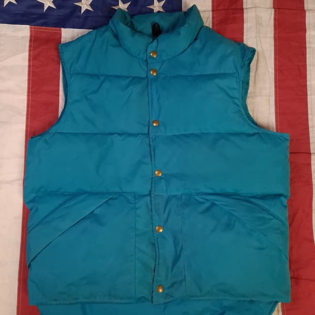 오리지날 80's 엘엘빈 다운 패딩 베스트