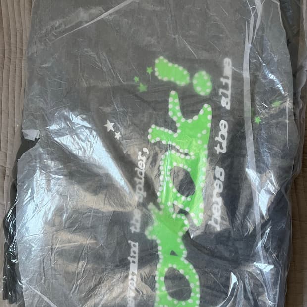 [XL]sp5der punk v2 hoodie slate grey