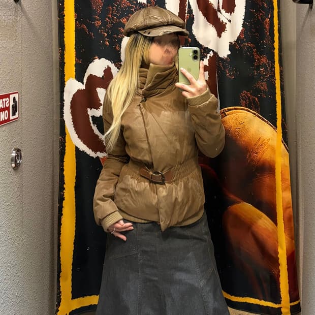 빈티지 패딩자켓