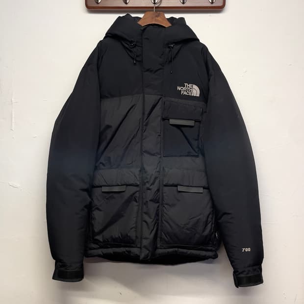 노스페이스 700필 폴라 다운 블랙 구스다운 패딩  