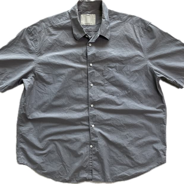 상태 최상) POTTERY 포터리 그레이 반팔 셔츠