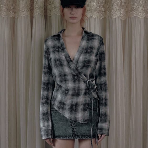 보헤미안서울 체크셔츠