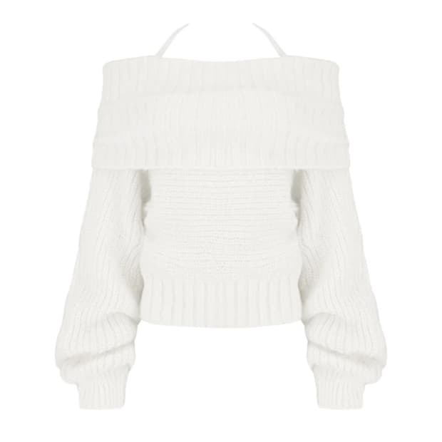 클리시어 팔레트 니트 화이트 