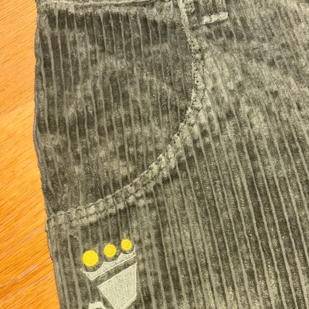 JNCO 179 빈티지 와이드 카키 코듀로이 바지