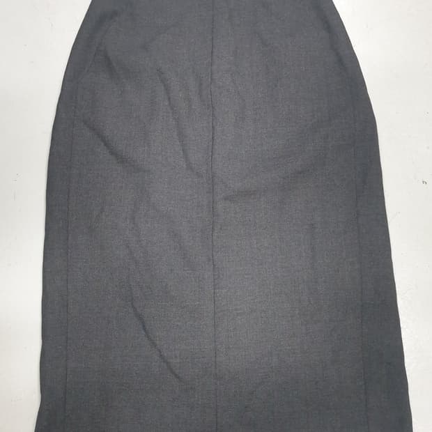 Max Mara 그레이 H라인 스커트 38