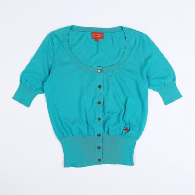 비비안웨스트우드 반팔 니트 가디건