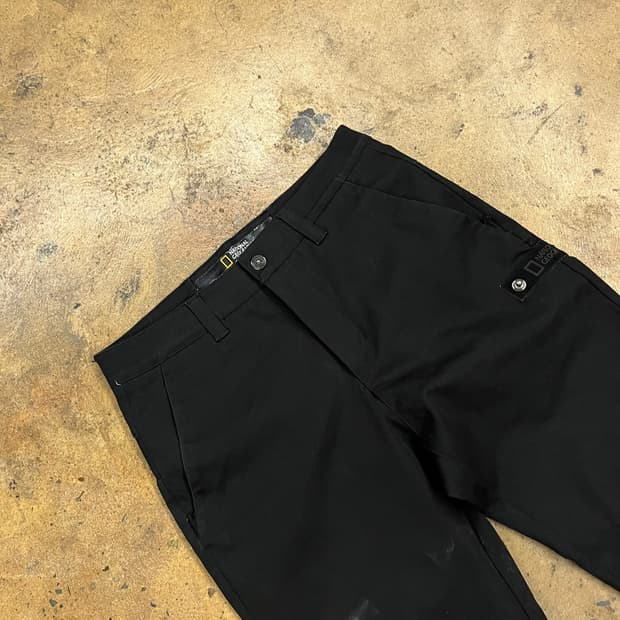 [정품/71] 내셔널지오그래픽 블랙 바지 b17