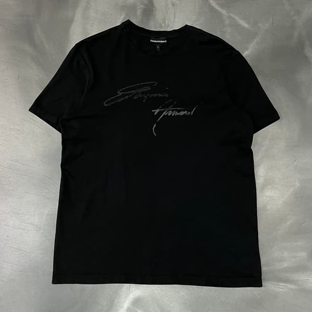  엠포리오 아르마니 로고 반팔티 y15886