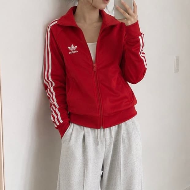 아디다스 레드 져지