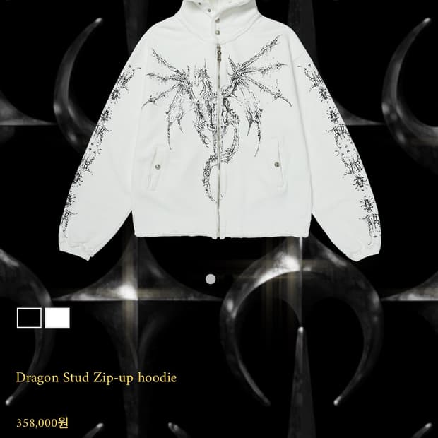 Thug club 드래곤 후드집업