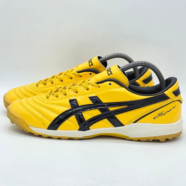 아식스 C3 TF 천연 캥거루가죽 풋살화 옐로우 (285)