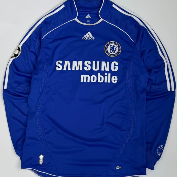 [XL] 아디다스 첼시 06-08홈 져지 롱슬리브 트레이닝 탑