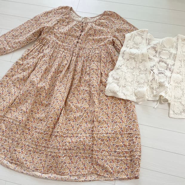 Ehkasopo 원피스 조끼 세트 모리걸