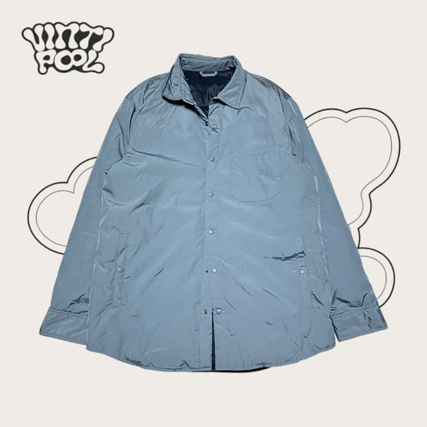 지오다노 경량 패딩 자켓 L 라이트그레이