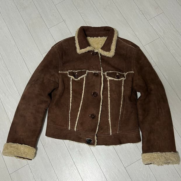 90‘s SYSTEM 양가죽 무스탕