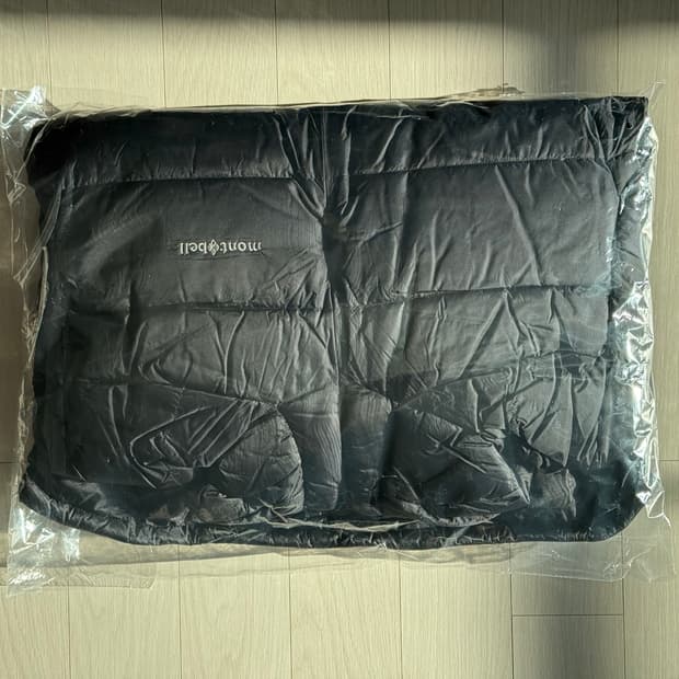 [새상품] 몽벨 알파인 라이트 다운 자켓 블랙 XL