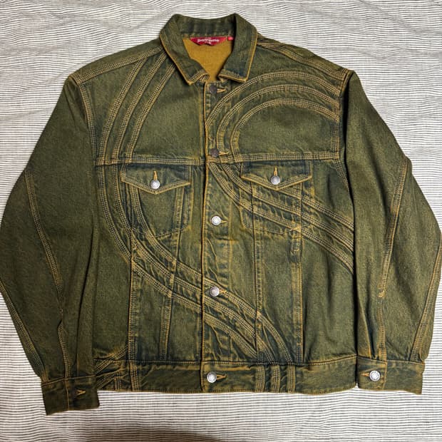 슈프림 S로고 데님 트러커 자켓 스몰