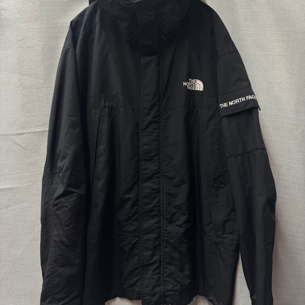 노스페이스 레터링 후드 바람막이 투웨이 자켓 L(XL)