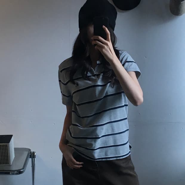 빈폴 스트라이프 피케티