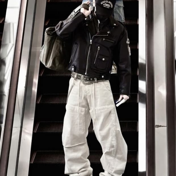 카르넷 아카이브 RUINED MASS DENIM TROUSERS