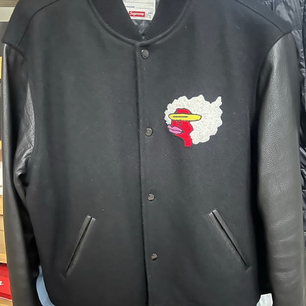 17FW supreme gonz 바시티 자켓 슈프림 곤즈 바시티