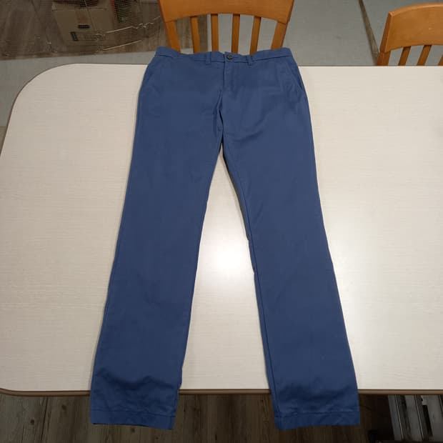 31 Tommy&Hilfiger 스판 슬림일자 치노 챠콜네이비31-509