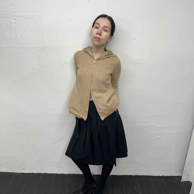 막스마라 울 집업니트