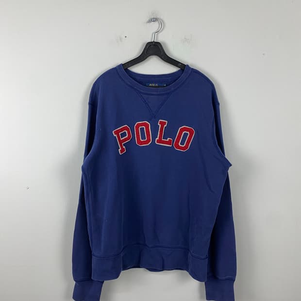 폴로 랄프로렌 빅로고 네이비 맨투맨 L <518>